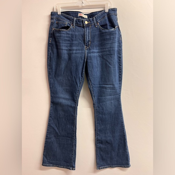 Levi's Denim - Levi's Jeans Womens 16M Blue Bootcut‎ mid Rise Medium Wash Stretch Denim